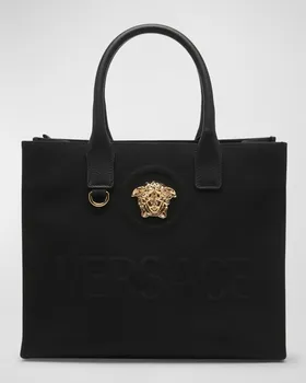Сумка-тоут La Medusa Mini из парусины Versace