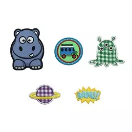 Набор термоаппликаций для мальчиков,упак(5шт), Hobby&amp;Pro