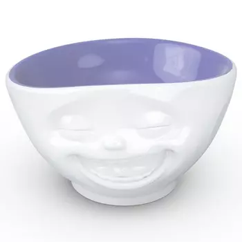 Чаша 500 мл Tassen Laughing белый-лавандовый