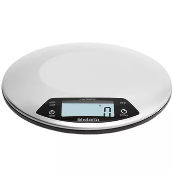 Цифровые кухонные весы 20 см Brabantia