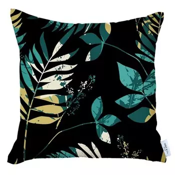 Декоративная подушка 43 х 43 см Mike &amp; Co New York Basic Tropic листья чёрный