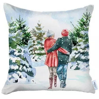 Декоративная подушка 43 х 43 см Mike &amp; Co New York XMAS Noel прогулка