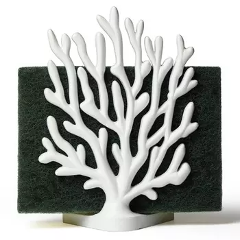 Держатель для мочалок Coral Sponge белый
