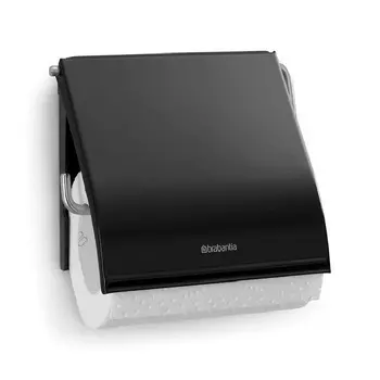 Держатель для туалетной бумаги Brabantia ReNew чёрный