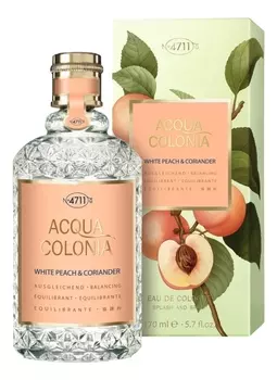 4711 Acqua Colonia White Peach &amp; Coriander: одеколон 170мл