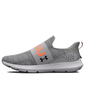 Кроссовки surge 3 slip 'mod grey orange blast' Under Armour, серый