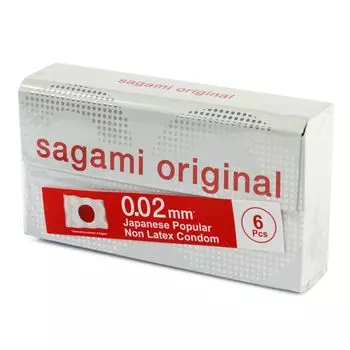 Sagami Original 0,02 Презервативы полиуретановые 6 шт