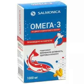 Salmonica Омега-3 из дикого камчатского лосося 1000 мг капсулы.42 шт