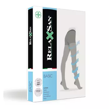 Relaxsan Basic Колготки компрессионные Collant 1 класс компрессии 140 den размер 3 Телесные