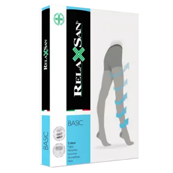Relaxsan Basic Колготки компрессионные Collant Plus 2 класс компрессии 140 den размер 4 Телесные