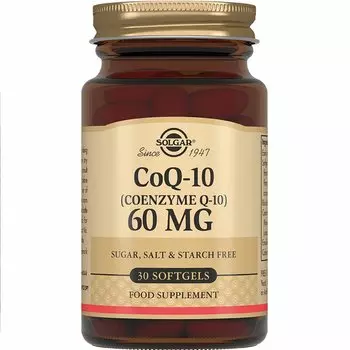 Solgar Коэнзим Q10 60 мг капсулы 30 шт