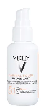 Vichy Capital Soleil UV-Age Daily SPF50+ красящий крем с фильтром для лица, 40 ml