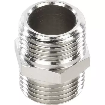 Ниппель Stout SFT-0004-003838 3/8 дюйма никелированный с наружной резьбой