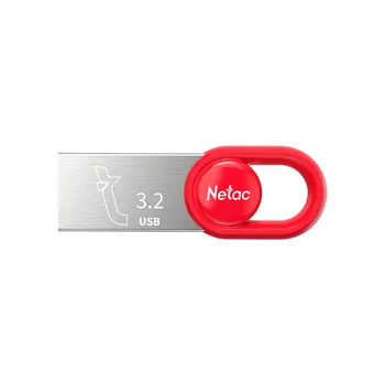 Флешка 128Gb USB 3.2 Netac UM2, красный (NT03UM2N-128G-32RE)