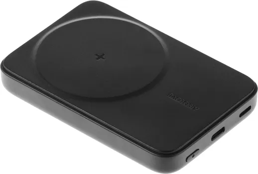 Портативный аккумулятор (Powerbank) Solove W12, 5000 мА·ч, 1xUSB, 3А, Type-C, QC, PD, QI, черный (W12 BLACK RUS)