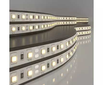 Лента светодиодная 12V 14,4W 60Led 5050 IP20 теплый белый, 5м