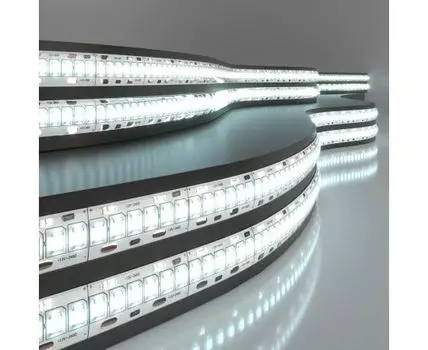 Лента светодиодная 12V 16W 240Led 2835 IP65 холодный белый, 5м