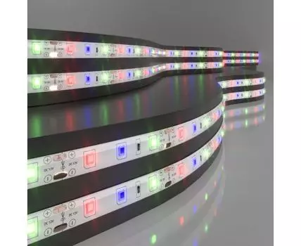 Лента светодиодная 12V 4,8W 60Led 2835 IP65 RGB, 5м