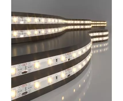 Лента светодиодная 12V 4,8W 60Led 2835 IP65 теплый белый, 5м