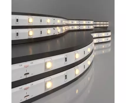 Лента светодиодная 12V 7,2W 30Led 5050 IP65 теплый белый, 5м