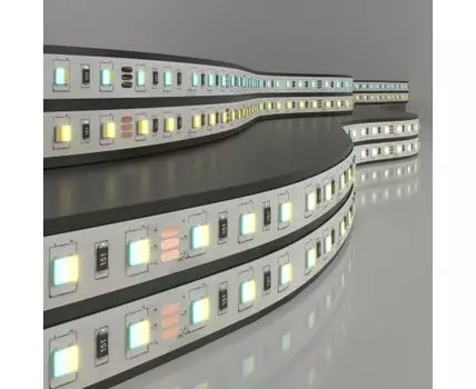 Лента светодиодная 24V 10W 60LED 5050 IP20 MIX теплый белый/холодный белый, 5м