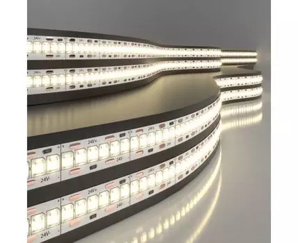 Лента светодиодная 24V 24W 240Led 2835 IP20 тёплый белый, 5м