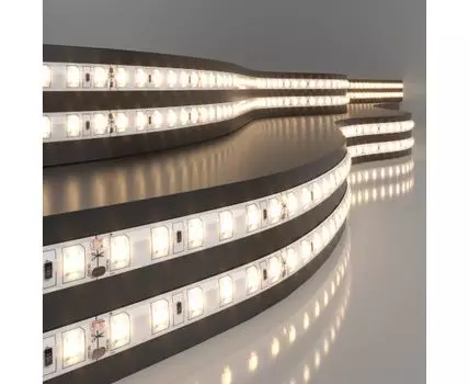 Лента светодиодная 24V 9,6W 120Led 2835 IP65 теплый белый, 5м