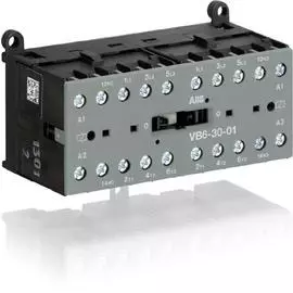 ABB VB6-30-01 Миниконтактор реверсивный 9A (400В AC3) 3НО сил.конт.1НЗ доп.конт. катушка 230V АС