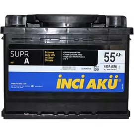 Аккумулятор Inci SuprA 55 о.п. (LB2 055 049 013) 490Ah низк. LB2 055 049 013