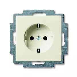 ABB BJB Basic 55 Шале (бел) Розетка с/з