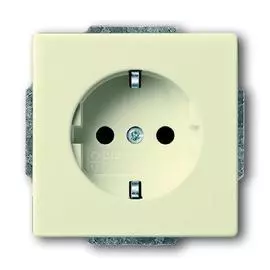 ABB BJE Solo/Future Крем Розетка SCHUKO