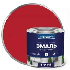 эмаль пф-115 proremontt красный 1,9кг
