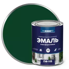 эмаль пф-115 proremontt зеленый 0,9кг