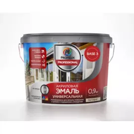 эмаль profilux professional акриловая универсальная матовая база c 0,9 кг