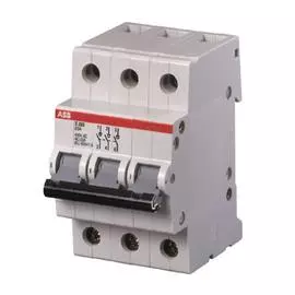 ABB E203r Рубильник 3Р 100A рычаг крас.