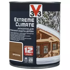 антисептик акриловый extreme climate v33 бронза 0,9л