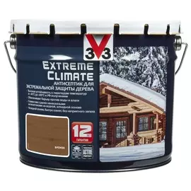 антисептик акриловый extreme climate v33 бронза 9л