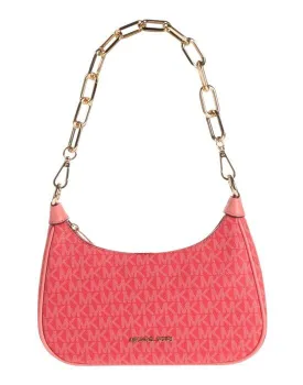 Сумка MICHAEL MICHAEL KORS на плечо на цепочке, коралловый