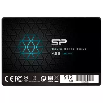 Твердотельный накопитель (SSD) Silicon Power 512Gb Ace A55, 2.5", SATA3 (SP512GBSS3A55S25) Retail