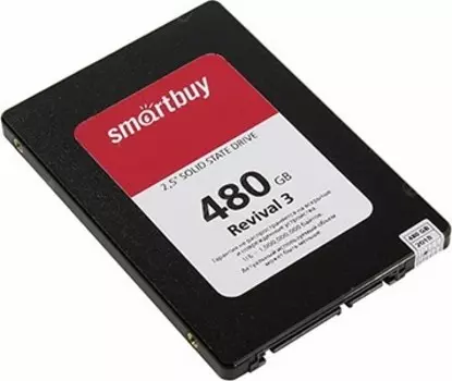 Твердотельный накопитель (SSD) SmartBuy 480Gb Revival 3, 2.5", SATA3 (SB480GB-RVVL3-25SAT3)