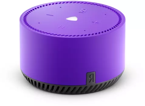 Умная колонка Яндекс Станция Лайт, 5 Вт, Алиса, WiFi, Bluetooth, фиолетовая (YNDX-00025P)