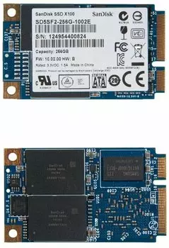 Твердотельный накопитель (SSD) Sandisk 256Gb X100, mSATA, mSATA (SD5SF2-256G-1002E) Retail