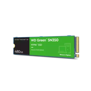 Твердотельный накопитель (SSD) Western Digital 480Gb Green SN350, 2280, M.2, NVMe (WDS480G2G0C)