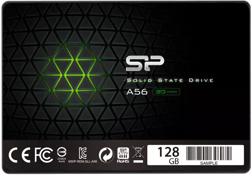 Твердотельный накопитель (SSD) Silicon Power 128Gb A56, 2.5", SATA3 (SP128GBSS3A56B25)