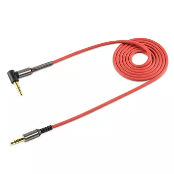 Удлинитель AUX 3.5mm(M)-3.5mm(M) Hoco UPA02, 1m, красный (56646)