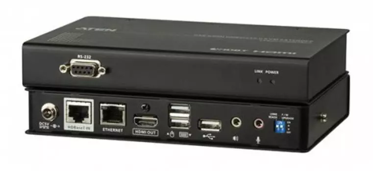 Удлинитель KVM (КВМ) ATEN CE820, 1-ПК, HDMI до 3840x2160, клавиатура USB, мышь USB, до 100м (CE820-ATA-G)