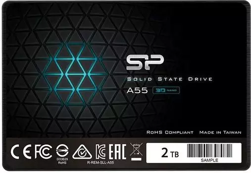 Твердотельный накопитель (SSD) Silicon Power 2Tb Ace A55, 2.5", SATA3 (SP002TBSS3A55S25) Retail