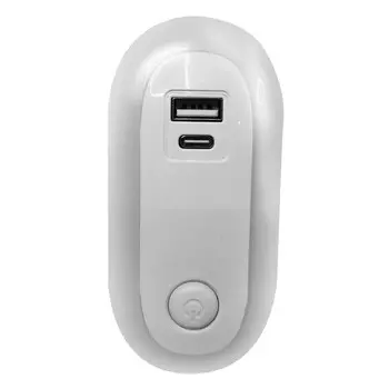 Ночник Camelion LED NL-267 "USB+TypeC",белый