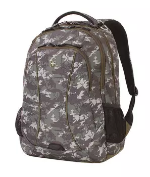 Рюкзак Wenger 15", зеленый камуфляж, 48х37х19 см, 34 л (+ Антисептик-спрей для рук в подарок!)
