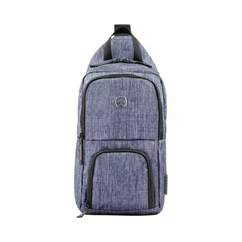 Рюкзак Wenger Urban Contemporary, с одним плечевым ремнем, синий, 19х12х33 см, 8 л (+ Антисептик-спрей для рук в подарок!)